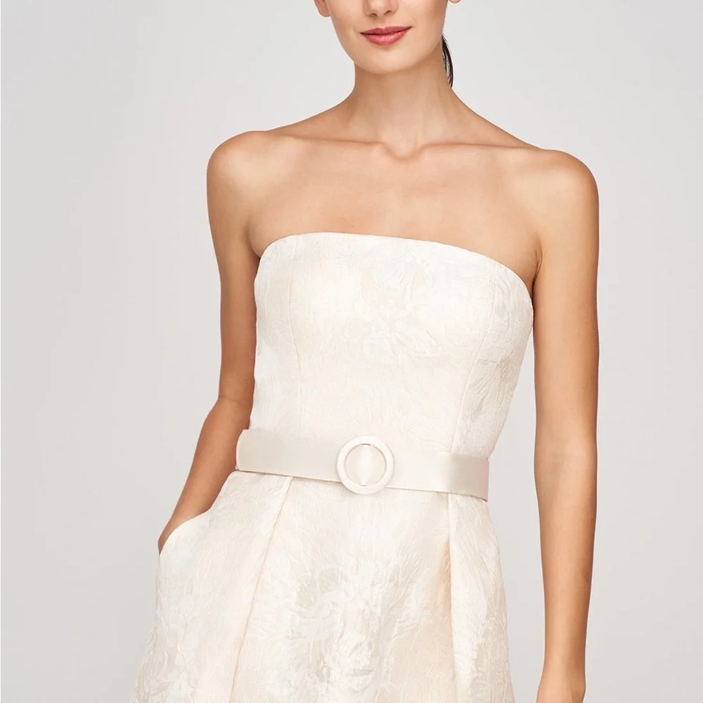 Bella Hi-Low Gown by Kay Unger - Picture 3 of 9